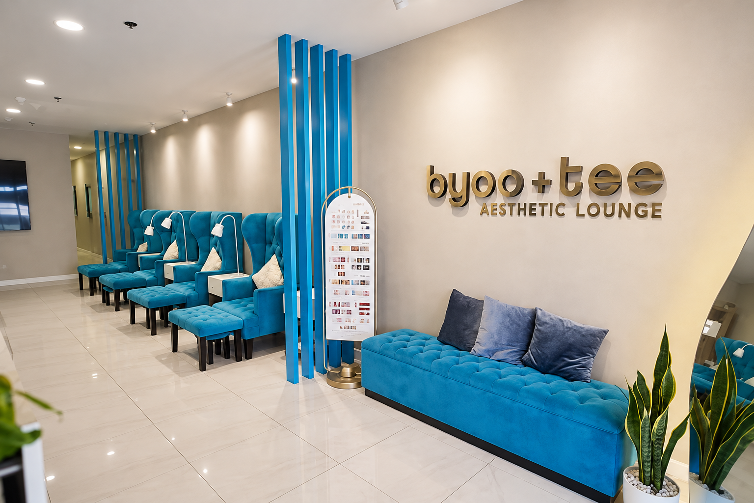 Inside byoo + tee clinic, Banawe – QC