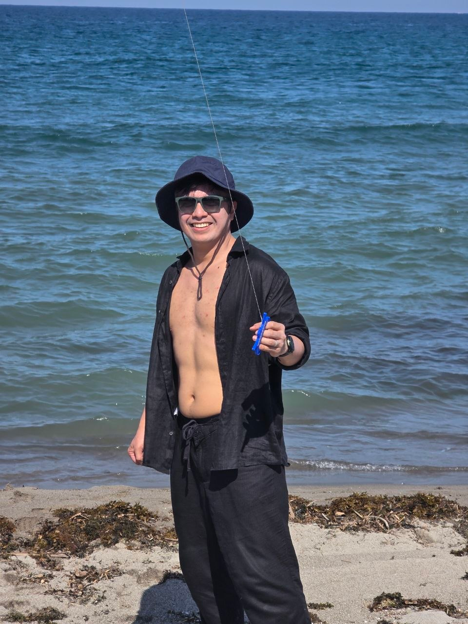 After: supplied beach photograph